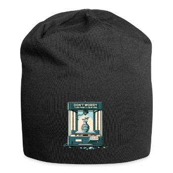 Don't worry, I can reprint it 3D printing - Jersey Beanie - black - Front