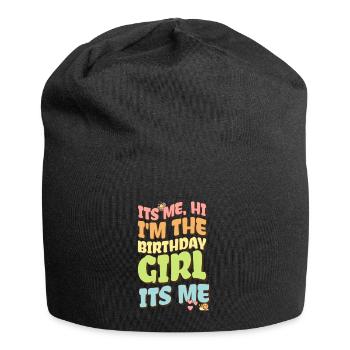 I'm a birthday girl - Jersey Beanie - black - Front