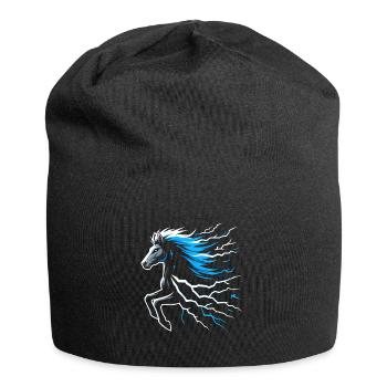 Animal Horse - Jersey Beanie - black - Front