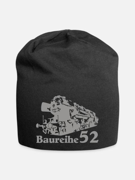 Dampflok Baureihe 52 - Jersey-Beanie - Schwarz