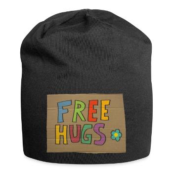 free hugs - Jersey Beanie - black - Front