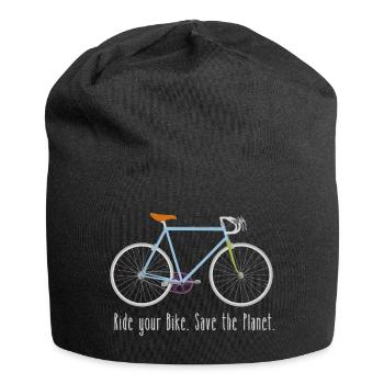 Ride your Bike - Jersey-Beanie - Schwarz - Vorne