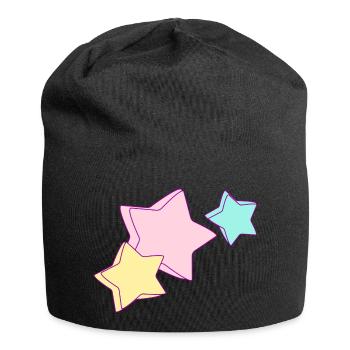 Unicorn Stars - Jersey-Beanie - Schwarz - Vorne
