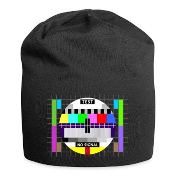 Image test card status no signal screen Display - Bonnet en jersey - noir - Devant