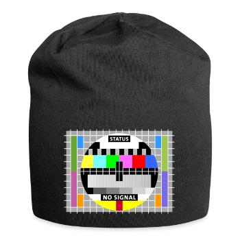 Image test card status no signal screen Display - Bonnet en jersey - noir - Devant