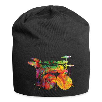 Schlagzeug - Jersey-Beanie - Schwarz - Vorne