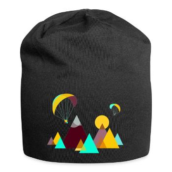 Paragliding - Jersey-Beanie - Schwarz - Vorne