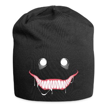 Monster Dämon - Jersey-Beanie - Schwarz - Vorne