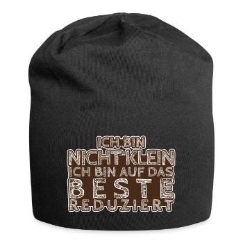 Ich Bin Nicht Klein - Jersey-Beanie - Schwarz - Vorne