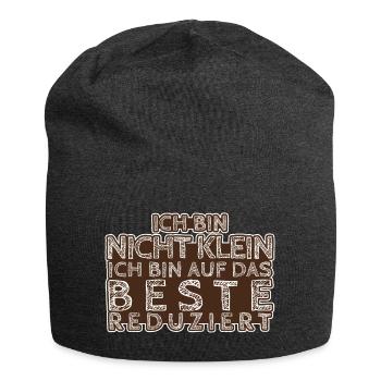 Ich Bin Nicht Klein - Jersey-Beanie - Anthrazit - Vorne