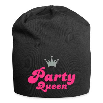 party - Jersey-Beanie - Schwarz - Vorne