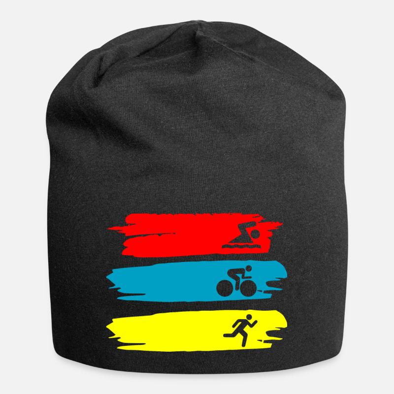 Triathlon - Jersey-Beanie - Schwarz