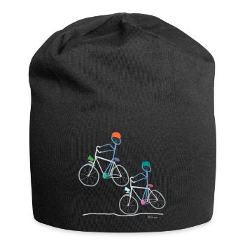 Strimane bike outing, sports job job - Jersey Beanie - black - Front