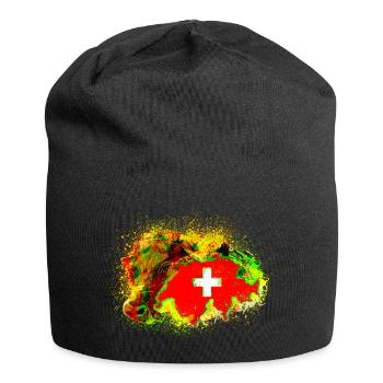 crazy switzerland - Jersey-Beanie - Schwarz - Vorne