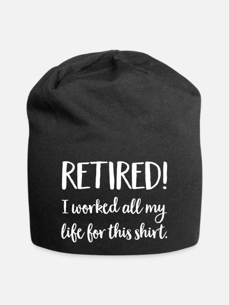 Rente - Jersey-Beanie - Schwarz