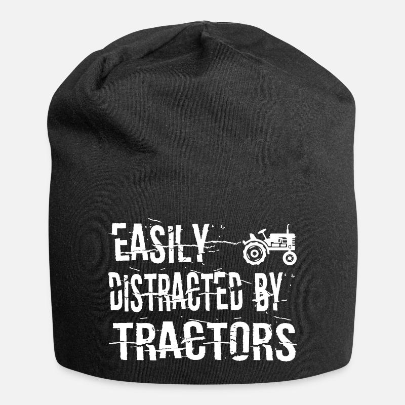 Distrait par tracteur - Bonnet en jersey - noir