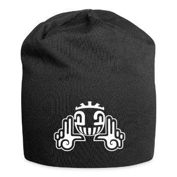 spiral tribe - Jersey-Beanie - Schwarz - Vorne