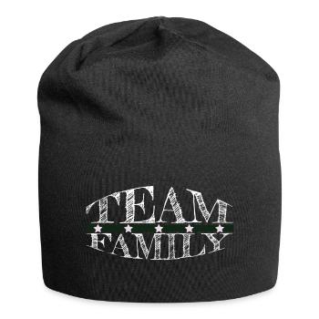 family - team family - Jersey Beanie - black - Front