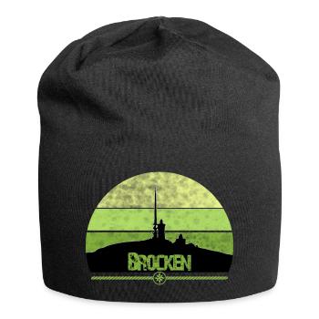 Harz Style - Brocken - Wir lieben den Harz - Jersey-Beanie - Schwarz - Vorne
