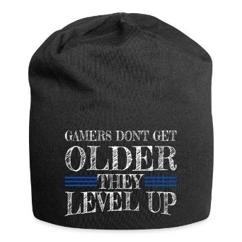 old battle royale fps vidéogame ordinateur hobby - Bonnet en jersey - noir - Devant