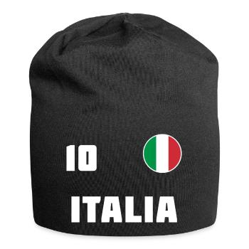 Italie 2021 Football - Bonnet en jersey - noir - Devant