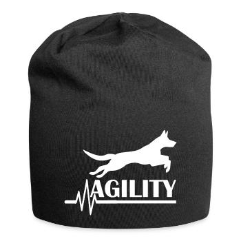 Agilité de chien de chien - Bonnet en jersey - noir - Devant