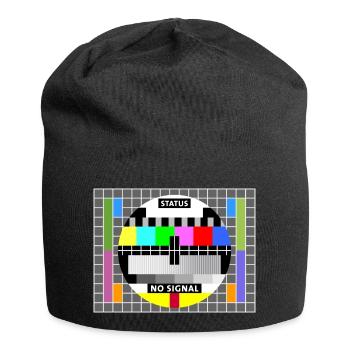 Tester l’état de l’image sans signal Écran Affichage Geek - Bonnet en jersey - noir - Devant