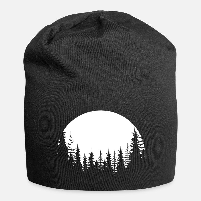 lune de sapin - Bonnet en jersey - noir