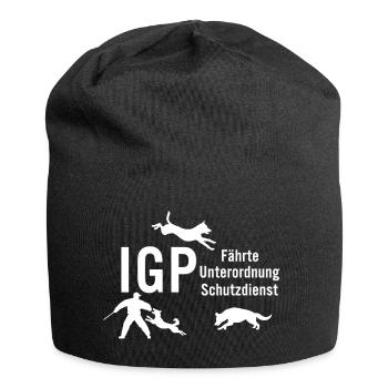 IGP Hundesport - White - Jersey-Beanie - Schwarz - Vorne