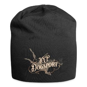 IGP Dogsport Chemise Service de Protection Motif Rétro - Bonnet en jersey - noir - Devant