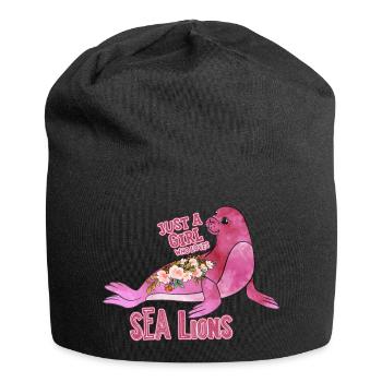 Ocean Sublimation - Jersey Beanie - black - Front