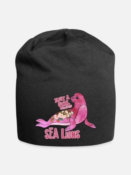 Ocean Sublimation - Jersey Beanie - black