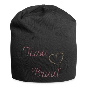 Team Braut - Jersey-Beanie - Schwarz - Vorne