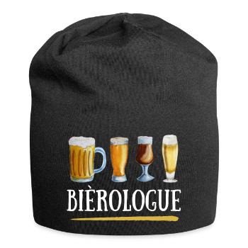 Bièrologue - Bonnet en jersey - noir - Devant