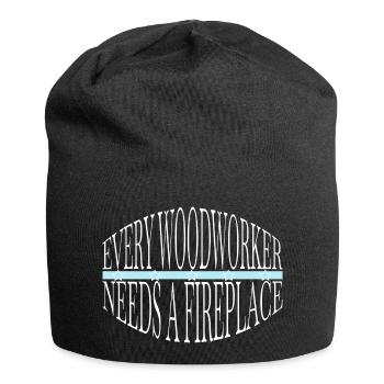 fiers t-shirts de crâne de charpentier - Bonnet en jersey - noir - Devant