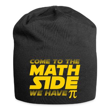 MATH SIDE - Jersey Beanie - black - Front