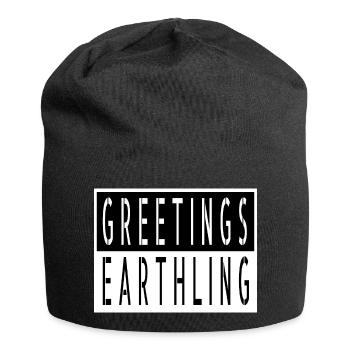 spaceship bday area51 statement memes - Jersey-Beanie - Schwarz - Vorne