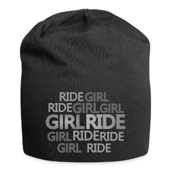 Girlride motarde - Bonnet en jersey - noir - Devant