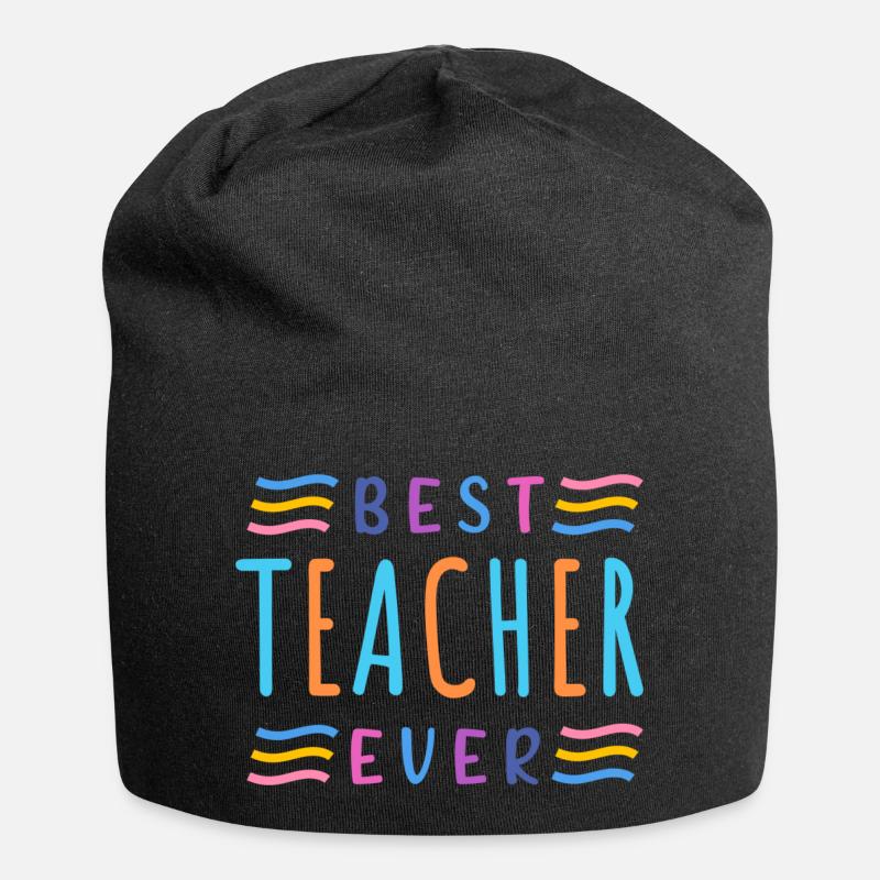 meilleur professeur de tous les temps - Bonnet en jersey - noir