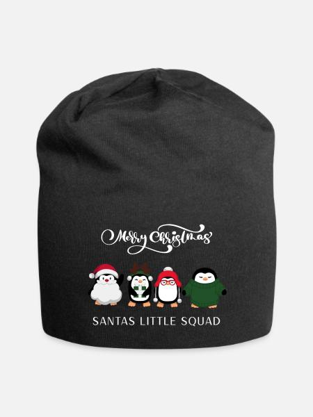 escouade de pères Noël - Bonnet en jersey - noir
