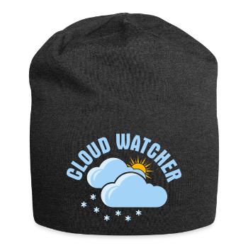 Cloud Watcher Meteorology Weather - Jersey Beanie - charcoal grey - Front
