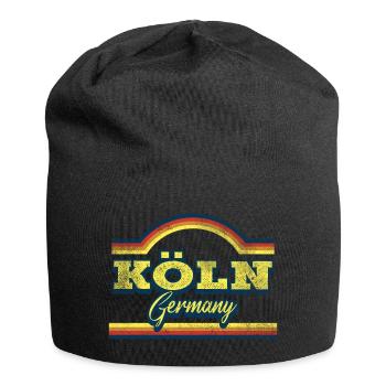 Cologne Allemagne City Font Vintage Retro - Bonnet en jersey - noir - Devant
