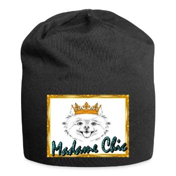 Madame Chic, T-shirt, sweater, accessories - Jersey Beanie - black - Front