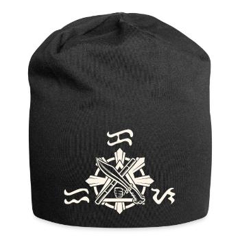 Philippinen Kali Eskrima Arnis Kämpfer I Geschenk - Jersey-Beanie - Schwarz - Vorne