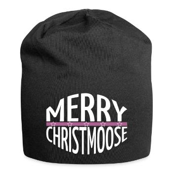 geek happy christmas vacation cute dinosaurs baby - Jersey-Beanie - Schwarz - Vorne