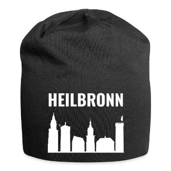 Heilbronn Skyline Collage - Bonnet en jersey - noir - Devant