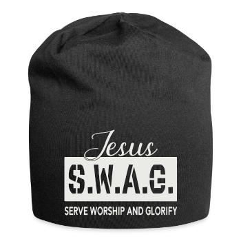 Jesus Swag - Jersey Beanie - black - Front