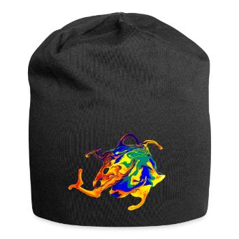 Colors in Flow - Jersey-Beanie - Schwarz - Vorne