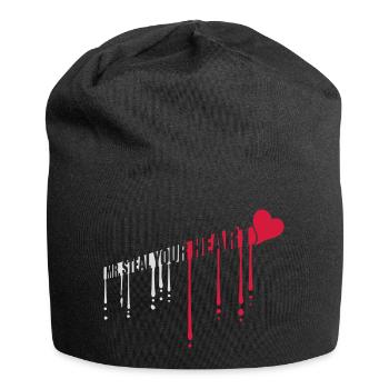 mr steal your heart - Jersey Beanie - black - Front