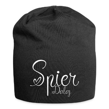 Spirda... Polnischer Text - Jersey-Beanie - Schwarz - Vorne